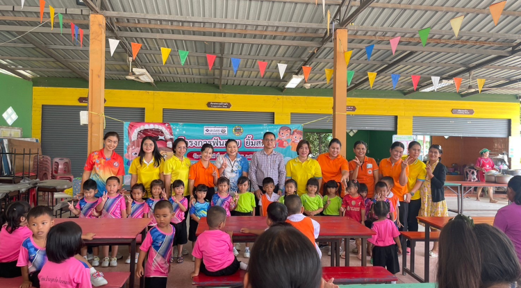 วันที่ 29 สิงหาคม 2567 องค์การบริหารส่วยตำบลบ้านใหม่ ได้ดำนินการจัดกิจกรรมโครงการฟันสวย ยิ้มสดใส ให้กับศูนย์พัฒนาเด็กเล็กองค์การบริหารส่วนตำบลบ้านใหม่ ณ ศูนย์พัฒนาเด็กเล็กบุตาโฮ - โนนกลาง 